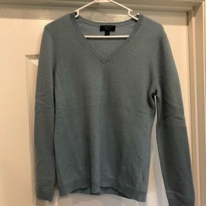 Baby Blue Cashmere Sweater. New. Medium